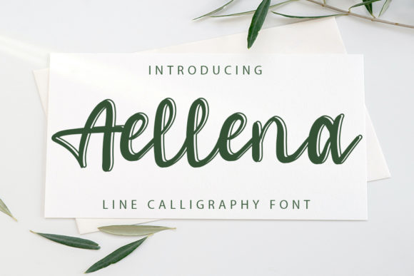 Aellena: A Handwritten Font Balancing Classic Calligraphy and Modern Design Needs
