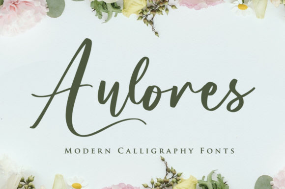 Aulores: Evaluating a Fancy and Relaxed Handwritten Font for Your Design Projects