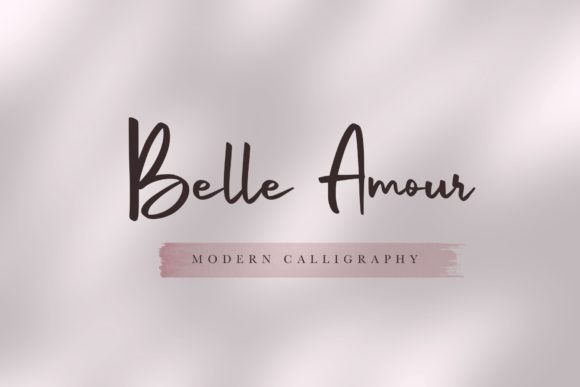Belle Amour: A Delicate Handwritten Font With Purpose