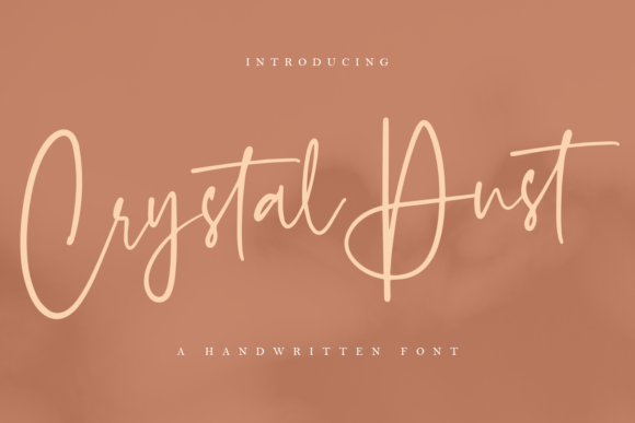 Crystal Dust: Elegant Handwritten Font Magic