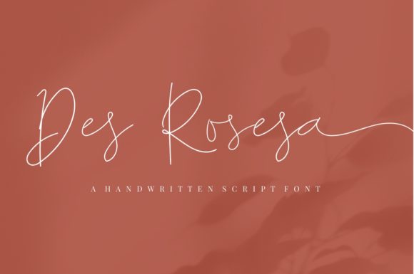 Des Rosesa: The Elegant Handwritten Font That Transforms Everyday Designs Into Works of Art