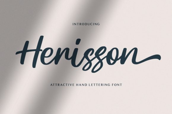 Discovering Herisson: The Timeless Art of Flowing Handwritten Typography