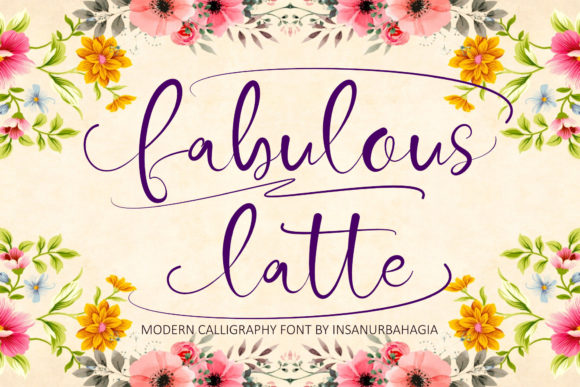 Fabulous Latte: A Delicate Handwritten Font That Flows