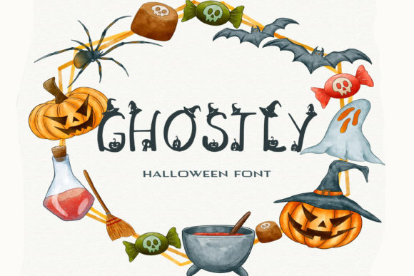 Ghostly: The Handwritten Font That Brings Playful Halloween Magic to Your Projects