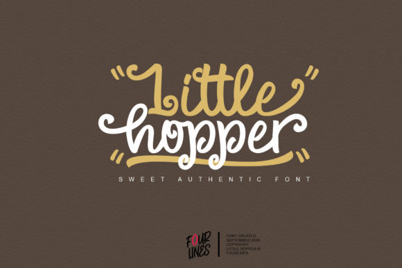 Little Hopper: The Cute Handwritten Font for Design