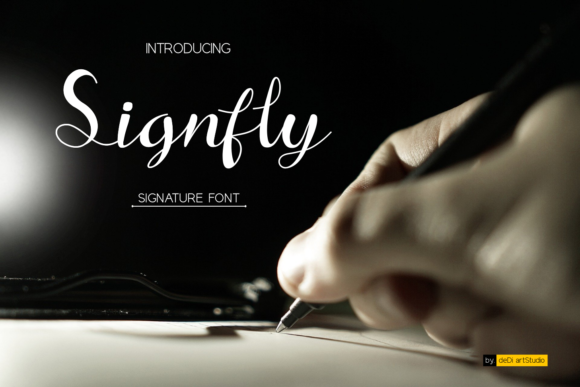 SignFly: A Handwritten Font for Elegant and Authentic Design Work