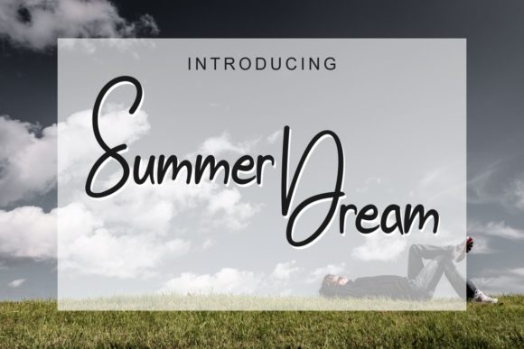 Summer Dream: A Sweet Handwritten Font for Creative Projects